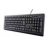 TECLADO MARCA TRUST TK-150 USB 2.0 CON CABLE LONGITUD 180 CM COLOR NEGRO