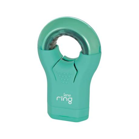 SACAPUNTAS MARCA SERVE RING CON GOMA DE BORRAR 1 USO EXPOSITOR DE 8 UNIDADES COLORES SURTIDOS