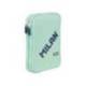 PLUMIER ESCOLAR MARCA MILAN 430 SINCE 1918 DOBLE CON ACCESORIOS COLOR VERDE 195X50X130 MM