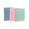 CARPETA DE 2 ANILLAS 30 MM REDONDAS MARCA EXACOMPTA AUTENTIK DIN A4+ CARTON RECICLADO FORRADO COLORES SURTIDOS