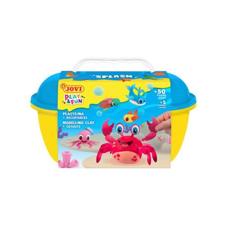 JUEGO MARCA JOVI PLAY&FUN PLASTILINA COFRE SPLASH