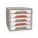 FICHERO CAJONES DE SOBREMESA MARCA CEP TERRA NOVA 5 CAJONES SMOOVE COLORES SURTIDOS 360X288X271 MM