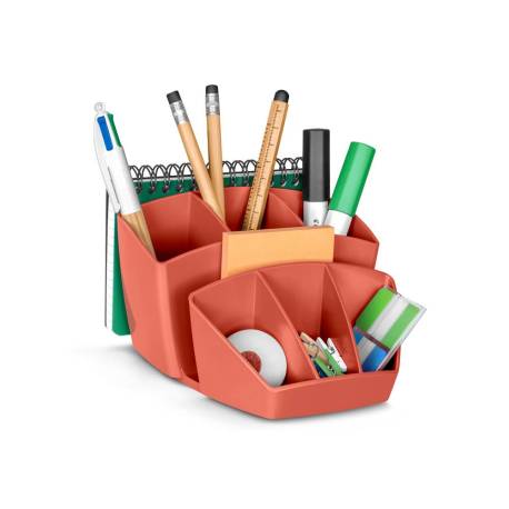 ORGANIZADOR DE SOBREMESA MARCA CEP TERRA NOVA 8 DEPARTAMENTOS COLOR TERRACOTA 143X158X93 MM