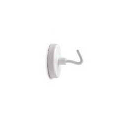 IMAN MARCA MAUL DE POTENCIA CON GANCHO 36 CM DIAMETRO PESO MAX. 6 KG COLOR BLANCO PACK DE 5 UNIDADES