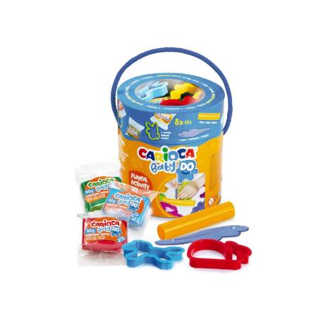 PASTA DE MODELAR MARCA CARIOCA BABY DO PLAYSET 10 PIEZAS