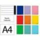 CUADERNO ESPIRAL MARCA LIDERPAPEL A4 MICRO SMART TAPA BLANDA 80H 75GR HORIZONTAL 7MM DOBLE MARGEN 4 TALADROS COLORES