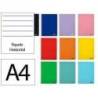 CUADERNO ESPIRAL MARCA LIDERPAPEL A4 MICRO SMART TAPA BLANDA 80H 75GR HORIZONTAL 7MM DOBLE MARGEN 4 TALADROS COLORES