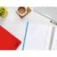 CUADERNO ESPIRAL MARCA LIDERPAPEL A4 MICRO SMART TAPA BLANDA 80H 75GR HORIZONTAL 7MM DOBLE MARGEN 4 TALADROS COLORES