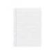 RECAMBIO MARCA LIDERPAPEL DIN A5 100 HOJAS 75 GR PAUTA 5 2.5MM CON MARGEN 6 TALADROS