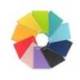 CUADERNO ESPIRAL MARCA LIDERPAPEL DIN A5 WITTY TAPA DURA 80H 90GR CUADRO 6MM CON MARGEN COLORES SURTIDOS
