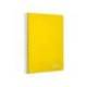 CUADERNO ESPIRAL MARCA LIDERPAPEL DIN A5 WITTY TAPA DURA 80H 90GR CUADRO 4MM CON MARGEN COLOR AMARILLO