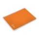 CUADERNO ESPIRAL MARCA LIDERPAPEL DIN A5 WITTY TAPA DURA 80H 90GR CUADRO 4MM CON MARGEN COLOR NARANJA