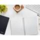 CUADERNO ESPIRAL MARCA LIDERPAPEL DIN A5 WITTY TAPA DURA 80H 90GR CUADRO 4MM CON MARGEN COLOR NEGRO