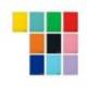 CUADERNO ESPIRAL MARCA LIDERPAPEL DIN A5 SMART TAPA BLANDA 80H 75GR CUADRO 4MM CON MARGEN COLORES SURTIDOS