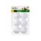 FIGURA DE ESPUMA BLANCA MARCA LIDERPAPEL BOLA DE 7 CM BOLSA CON 6 UNIDADES
