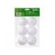 FIGURA DE ESPUMA BLANCA MARCA LIDERPAPEL BOLA DE 7 CM BOLSA CON 6 UNIDADES