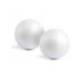 FIGURA DE ESPUMA BLANCA MARCA LIDERPAPEL BOLA DE 7 CM BOLSA CON 6 UNIDADES
