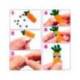 OJO ADHESIVO MARCA LIDERPAPEL 10 MM CON PUPILA DE COLOR Y PESTAÑA DE COLOR PACK DE 33 UNIDADES