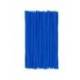 LIMPIAPIPAS DE CHENILLA MARCA LIDERPAPEL 30 CM COLOR AZUL MATE BOLSA DE 100 UNIDADES