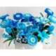 LIMPIAPIPAS DE CHENILLA MARCA LIDERPAPEL 30 CM COLOR AZUL MATE BOLSA DE 100 UNIDADES