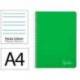 CUADERNO ESPIRAL MARCA LIDERPAPEL DIN A4 WITTY TAPA DURA 80H 90GR PAUTA 3,5MM CON MARGEN COLOR VERDE