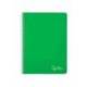 CUADERNO ESPIRAL MARCA LIDERPAPEL DIN A4 WITTY TAPA DURA 80H 90GR PAUTA 3,5MM CON MARGEN COLOR VERDE