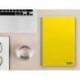 CUADERNO ESPIRAL MARCA LIDERPAPEL DIN A4 SMART TAPA BLANDA 80H 75GR PAUTA 3,5MM CON MARGEN COLOR AMARILLO