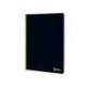 CUADERNO ESPIRAL MARCA LIDERPAPEL DIN A4 SMART TAPA BLANDA 80H 75GR RAYADO HORIZONTAL CON MARGEN COLOR NEGRO