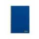CUADERNO ESPIRAL LIDERPAPEL DIN A4 SMART TAPA BLANDA 80H 75GR RAYADO HORIZONTAL CON MARGEN COLOR AZUL OSCURO