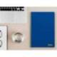 CUADERNO ESPIRAL LIDERPAPEL DIN A4 SMART TAPA BLANDA 80H 75GR RAYADO HORIZONTAL CON MARGEN COLOR AZUL OSCURO