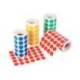 GOMETS MARCA LIDERPAPEL AUTOADHESIVO S CIRCULOS 15 MM AZUL ROLLO DE 2500 UNIDADES EN CAJA DE CARTON