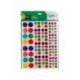 GOMETS MARCA LIDERPAPEL AUTOADHESIVO FIGURAS DE COLORES Y TAMAÑOS SURTIDOS BOLSA DE 10 HOJAS 1188 UNIDADES