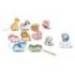 JUEGO INFANTIL MARCA IMAGINOVO MADERA CUENTAS ANIMALES PARA ENHEBRAR +24 MESES 13 PIEZAS 27X6,5X6,5CM
