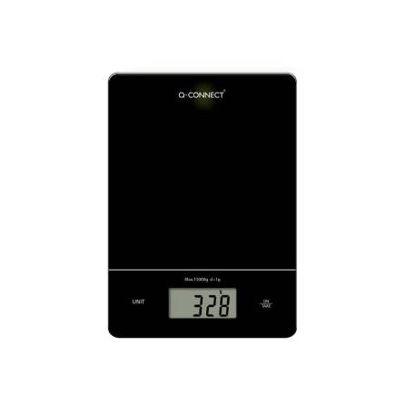 BASCULA PRECISION MARCA Q-CONNECT DIGITAL CON PANTALLA LCD PRECISION 1 GR CAPACIDAD DE 5 GR A 15 KG 240X170X17,5MM