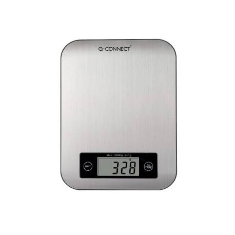 BASCULA PRECISION MARCA Q-CONNECT DIGITAL CON PANTALLA LCD PRECISION 1 GR CAPACIDAD DE 5 GR A 10 KG 215X165X16MM