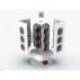 REGLETA MARCA Q-CONNECT ENCHUFE MULTIPLE 16 EN 1 CABLE 2 MT 12 TOMAS DE CORRIENTE+3 USB+1 USB TIPO C 120X120X210MM