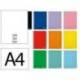 CUADERNO ESPIRAL MARCA LIDERPAPEL DIN A4 WITTY TAPA DURA 80H 90GR LISO SIN MARGEN COLORES SURTIDOS