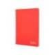 CUADERNO ESPIRAL MARCA LIDERPAPEL DIN A4 WITTY TAPA DURA 80H 90GR CUADRO 4MM CON MARGEN COLOR ROJO