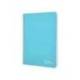 CUADERNO ESPIRAL MARCA LIDERPAPEL DIN A4 WITTY TAPA DURA 80H 90GR CUADRO 4MM CON MARGEN COLOR CELESTE