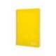 CUADERNO ESPIRAL MARCA LIDERPAPEL DIN A4 WITTY TAPA DURA 80H 90GR CUADRO 4MM CON MARGEN COLOR AMARILLO