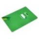 CUADERNO ESPIRAL MARCA LIDERPAPEL DIN A4 PAUTAGUIA TAPA DURA 80H 90 GR CUADRO PAUTADO 4MM COLOR VERDE