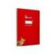 CUADERNO ESPIRAL MARCALIDERPAPEL DIN A4 PAUTAGUIA TAPA DURA 80H 90 GR CUADRO PAUTADO 4MM COLOR ROJO