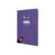 CUADERNO ESPIRAL MARCA LIDERPAPEL DIN A4 PAUTAGUIA TAPA DURA 80H 90 GR CUADRO PAUTADO 4MM COLOR LILA