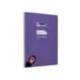 CUADERNO ESPIRAL MARCA LIDERPAPEL DIN A4 PAUTAGUIA TAPA DURA 80H 90 GR CUADRO PAUTADO 4MM COLOR LILA