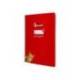 CUADERNO ESPIRAL MARCA LIDERPAPEL DI N A4 PAUTAGUIA TAPA BLANDA 80H 75 GR CUADRO PAUTADO 5MM COLOR ROJO