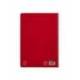 CUADERNO ESPIRAL MARCA LIDERPAPEL DI N A4 PAUTAGUIA TAPA BLANDA 80H 75 GR CUADRO PAUTADO 4MM COLOR ROJO