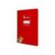 CUADERNO ESPIRAL MARCA LIDERPAPEL DI N A4 PAUTAGUIA TAPA BLANDA 80H 75 GR CUADRO PAUTADO 4MM COLOR ROJO