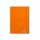 CUADERNO ESPIRAL MARCA LIDERPAPEL DI N A4 PAUTAGUIA TAPA BLANDA 80H 75 GR CUADRO PAUTADO 4MM COLOR NARANJA