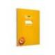 CUADERNO ESPIRAL MARCA LIDERPAPEL DI N A4 PAUTAGUIA TAPA BLANDA 80H 75 GR CUADRO PAUTADO 4MM COLOR AMARILLO
