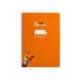 CUADERNO ESPIRAL MARCA LIDERPAPEL DI N A4 PAUTAGUIA TAPA BLANDA 80H 75 GR CUADRO PAUTADO 2,5MM COLOR NARANJA